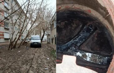 УК «Дипломат» устранила засор двух канализационных выпусков в доме №44А на ул. Никитинской