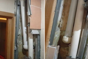 Выполнена замена участка трубопровода горячего водоснабжения