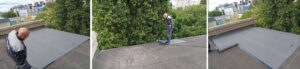 Проведен ремонт кровли