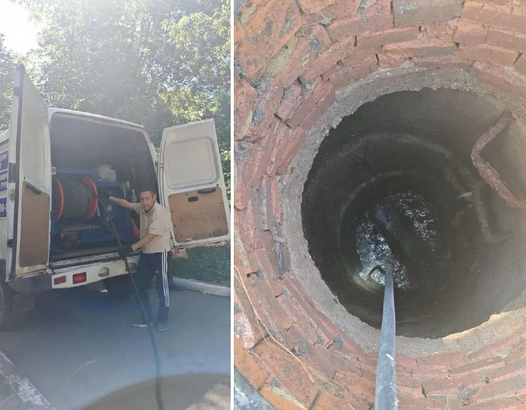 УК «Дипломат» выполнила устранение засора канализационного выпуска в доме №65 на ул. Свободы