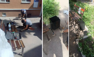 Установили новые урны