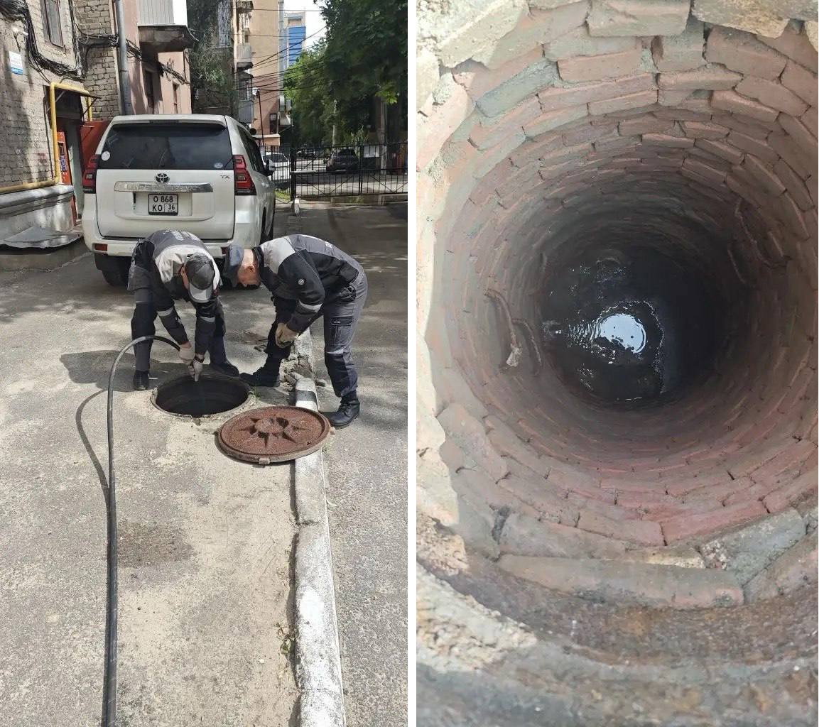 Специалисты УК «Дипломат» устранили засор выпуска в доме №41 на ул. Кольцовской