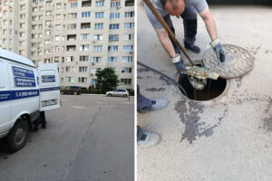 Выполнена прочистка дворовой канализации