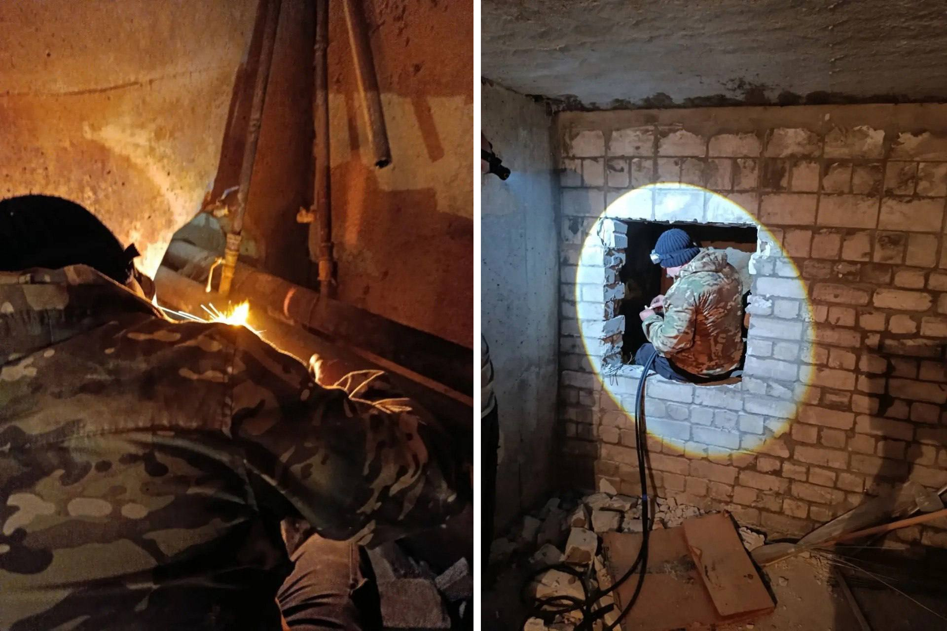 УК «Дипломат» выполнила сварочные работы в подвальном помещении дома №10 на ул. Папова