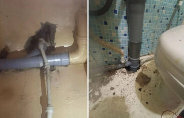 УК «Дипломат» выполнила замену участка канализационного трубопровода в доме №5 на Пл. Ленина