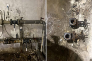 В тепловом узле выполнена замена вводных задвижек