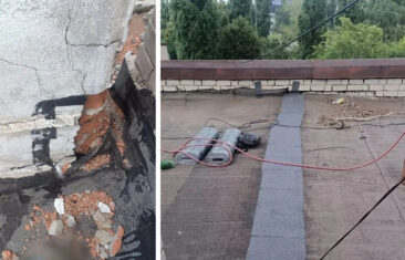 УК «Дипломат» провела ремонт кровли в доме по улице Ворошилова