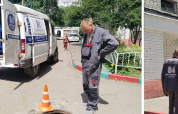 У дома №126 на ул. Чапаева прочистили канализационные выпуски и участок дворовой канализации