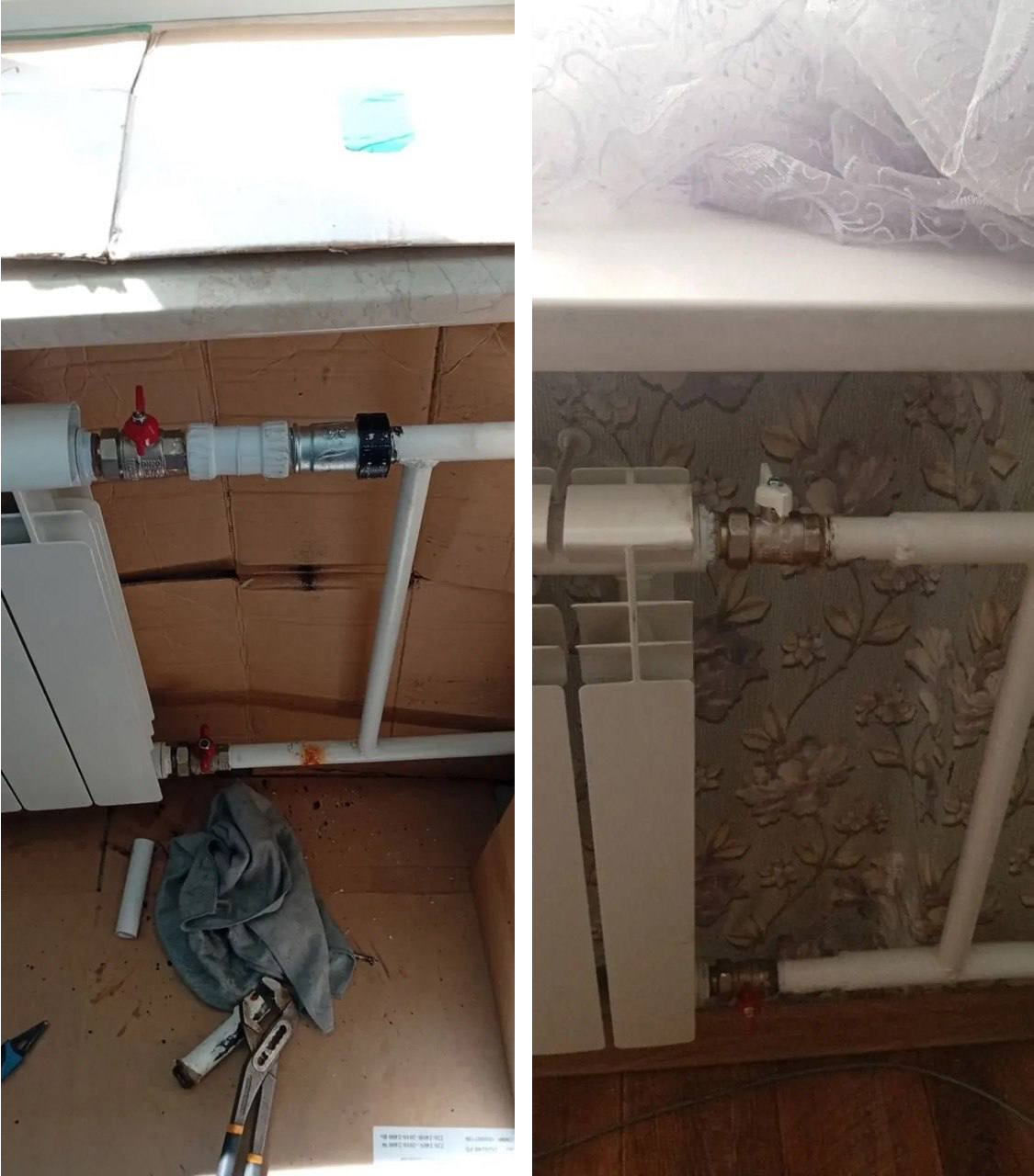 В доме №132 на ул. Чапаева заменили аварийные участки труб и краны