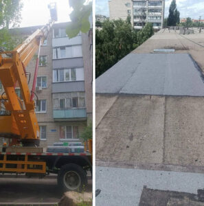 Завершили ремонт кровли