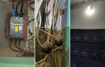 УК «Дипломат» выполнила электромонтажные работы в доме №10 на ул. Папова