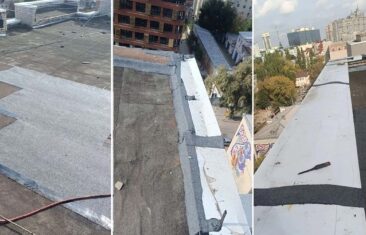 УК «Дипломат» отремонтировала кровлю лоджий в доме №21 на ул. Куцыгина