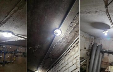УК «Дипломат» выполнила замену лампочек в подвальном помещении дома № 132 на ул. Чапаева